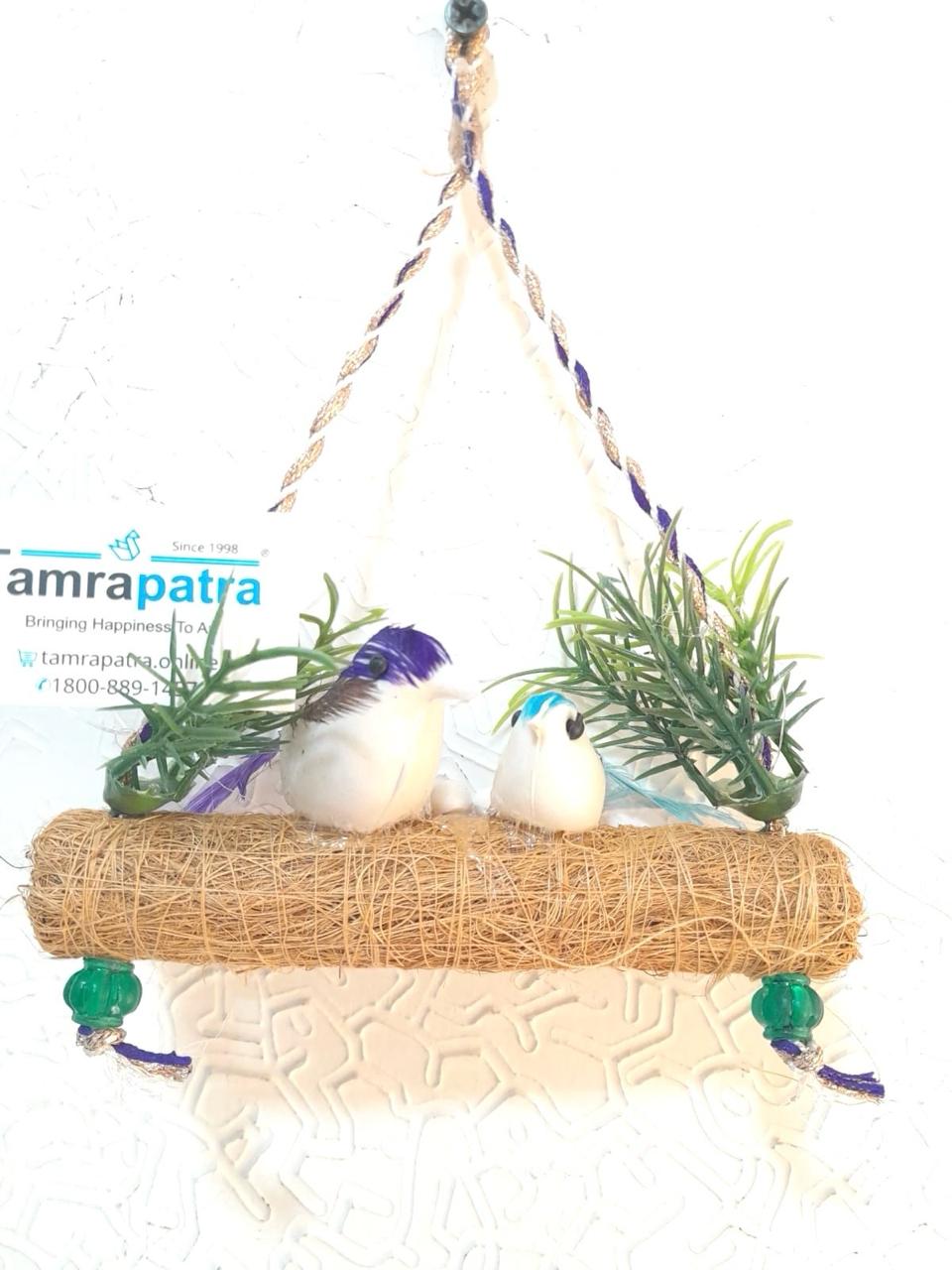 Bird Nest Various Kinds Colorful Birds Garden Exclusive Decoration By Tamrapatra