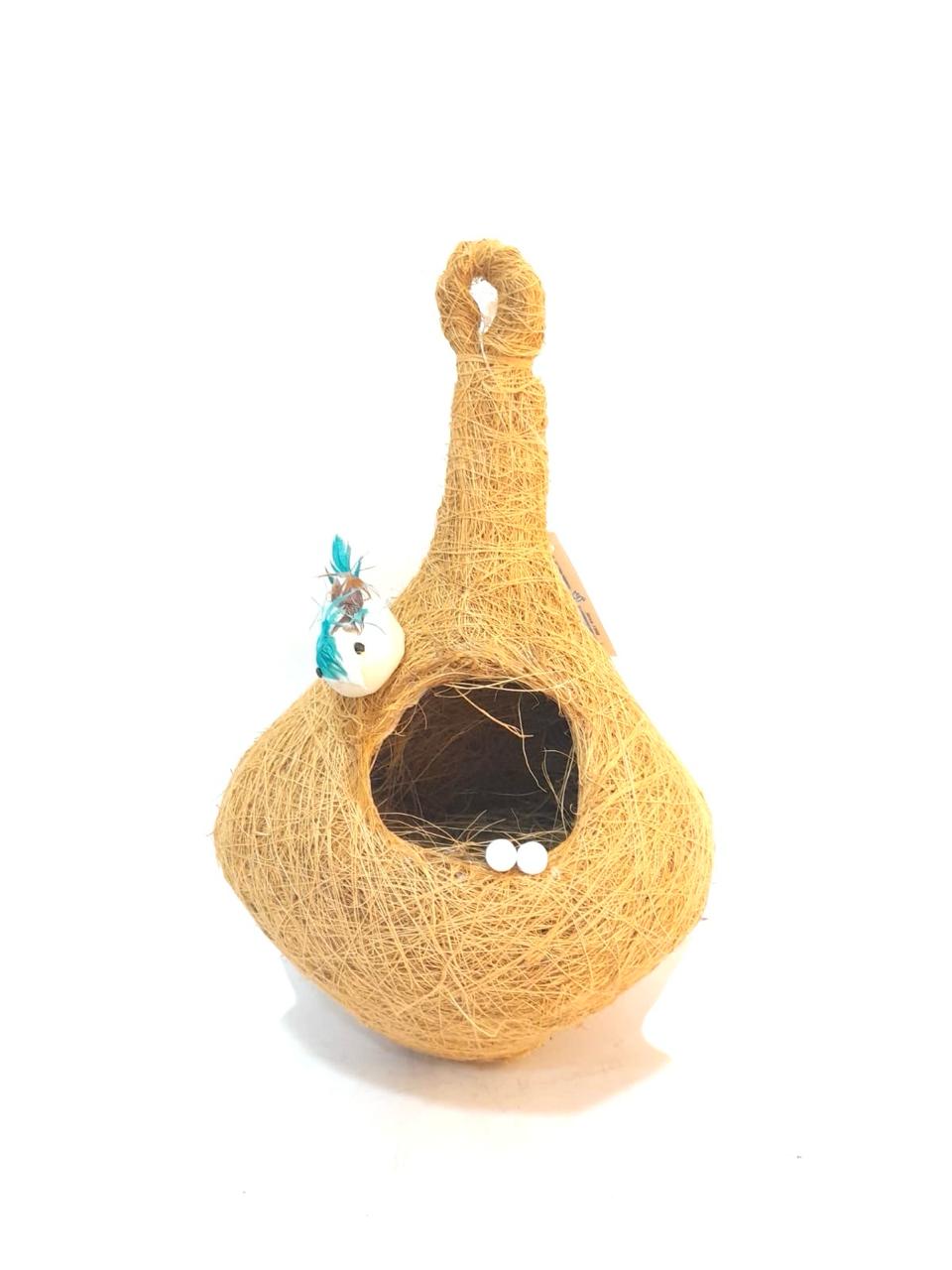 Big Weaver Bird Nest Excellent Natural Coir Eco Friendly Decoration By Tamrapatra