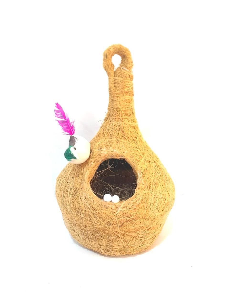 Big Weaver Bird Nest Excellent Natural Coir Eco Friendly Decoration By Tamrapatra