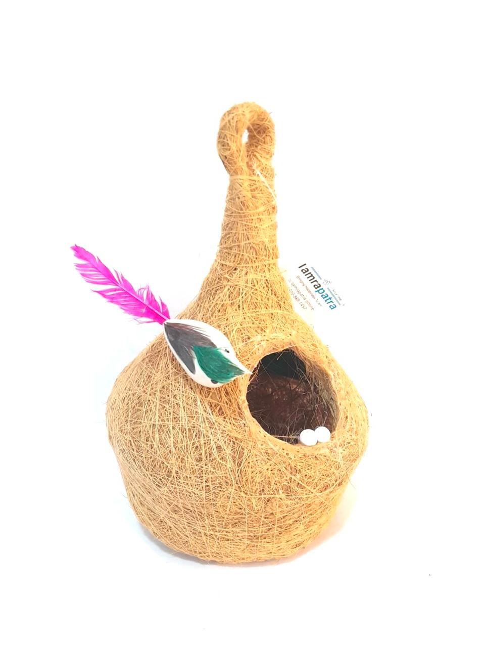 Big Weaver Bird Nest Excellent Natural Coir Eco Friendly Decoration By Tamrapatra
