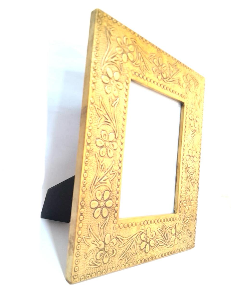 Brass Designed Photo Frames Antique Collection To Store Memories By Tamrapatra