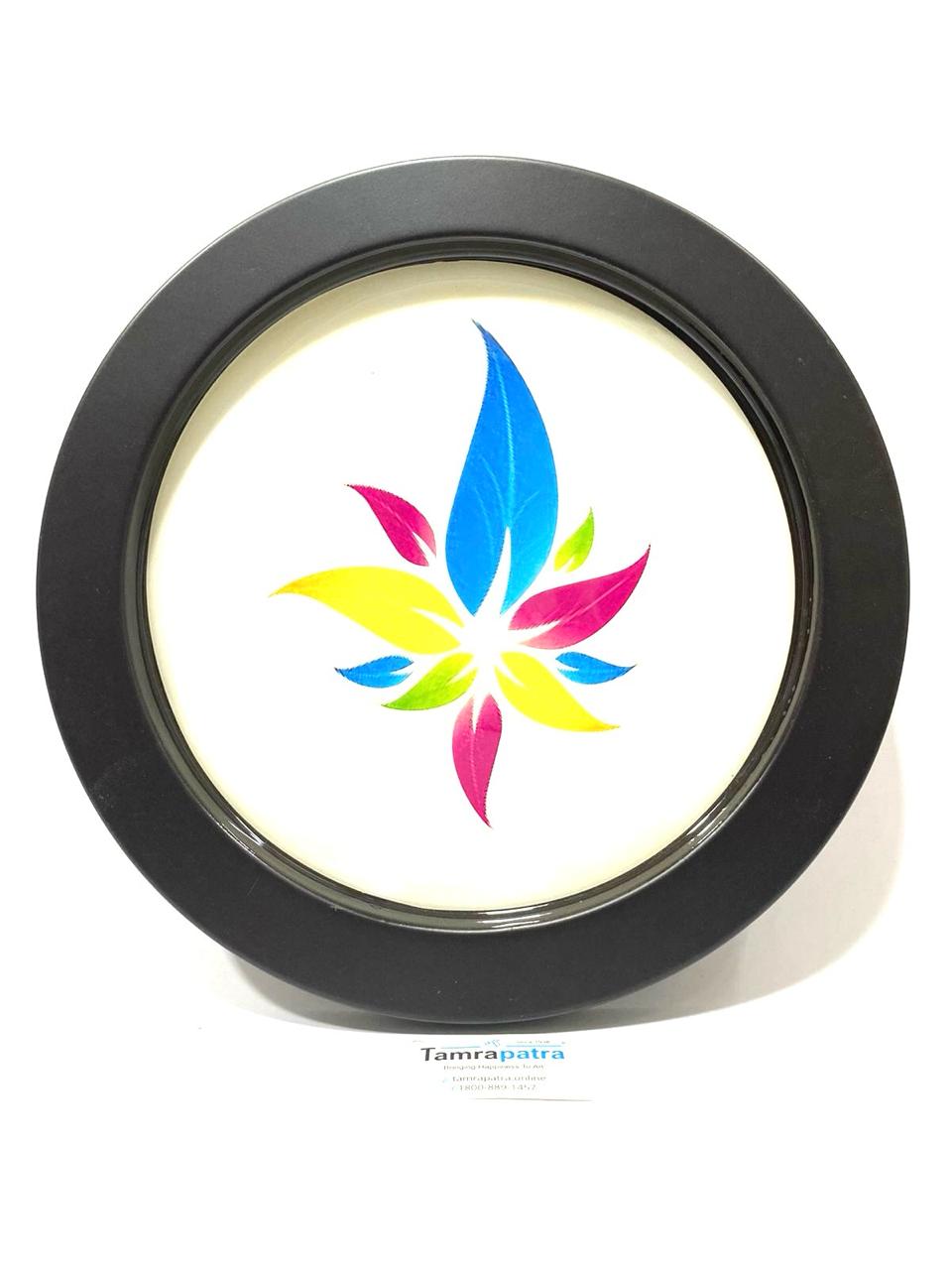 Plates With Border Metal Abstract Art For Walls New Designs In Store Tamrapatra