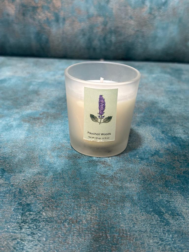 Aroma Candles In Glass Various Essence Set Of 4 Gifting’s From Tamrapatra