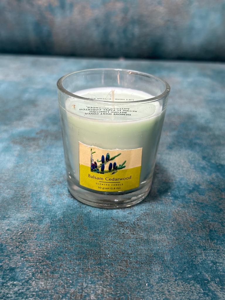 Aroma Candles In Glass Various Essence Set Of 4 Gifting’s From Tamrapatra