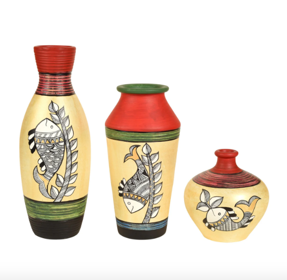 Big Terracotta Pots Summer Gold Series Various Designs Only At Tamraptra