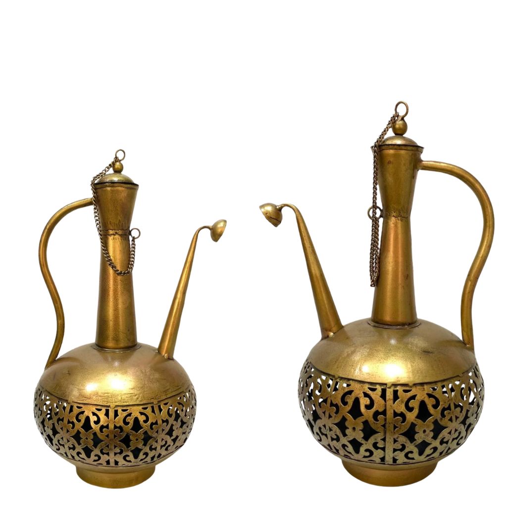 Surahi Metal Premium Collection Vintage Indian Art Royal Tealight By Tamrapatra