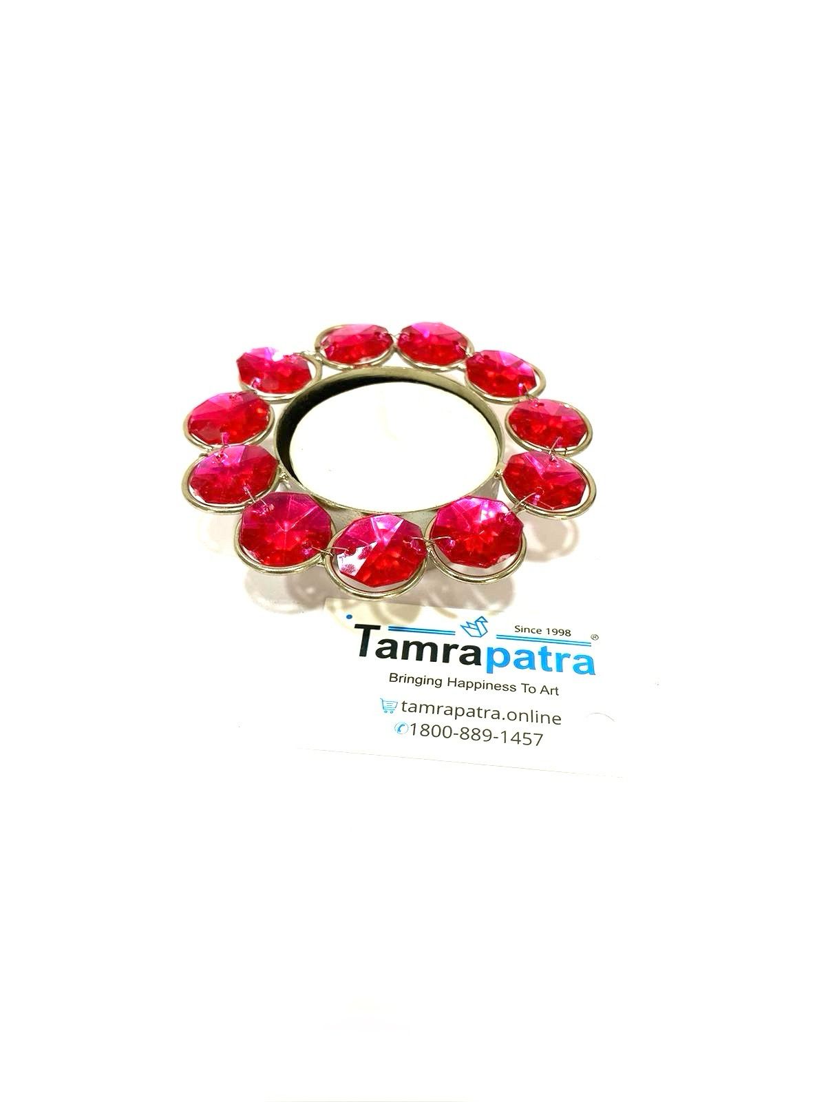 Tea Light Holders in Various Design Pooja Return Gift Ideas Handmade Tamrapatra