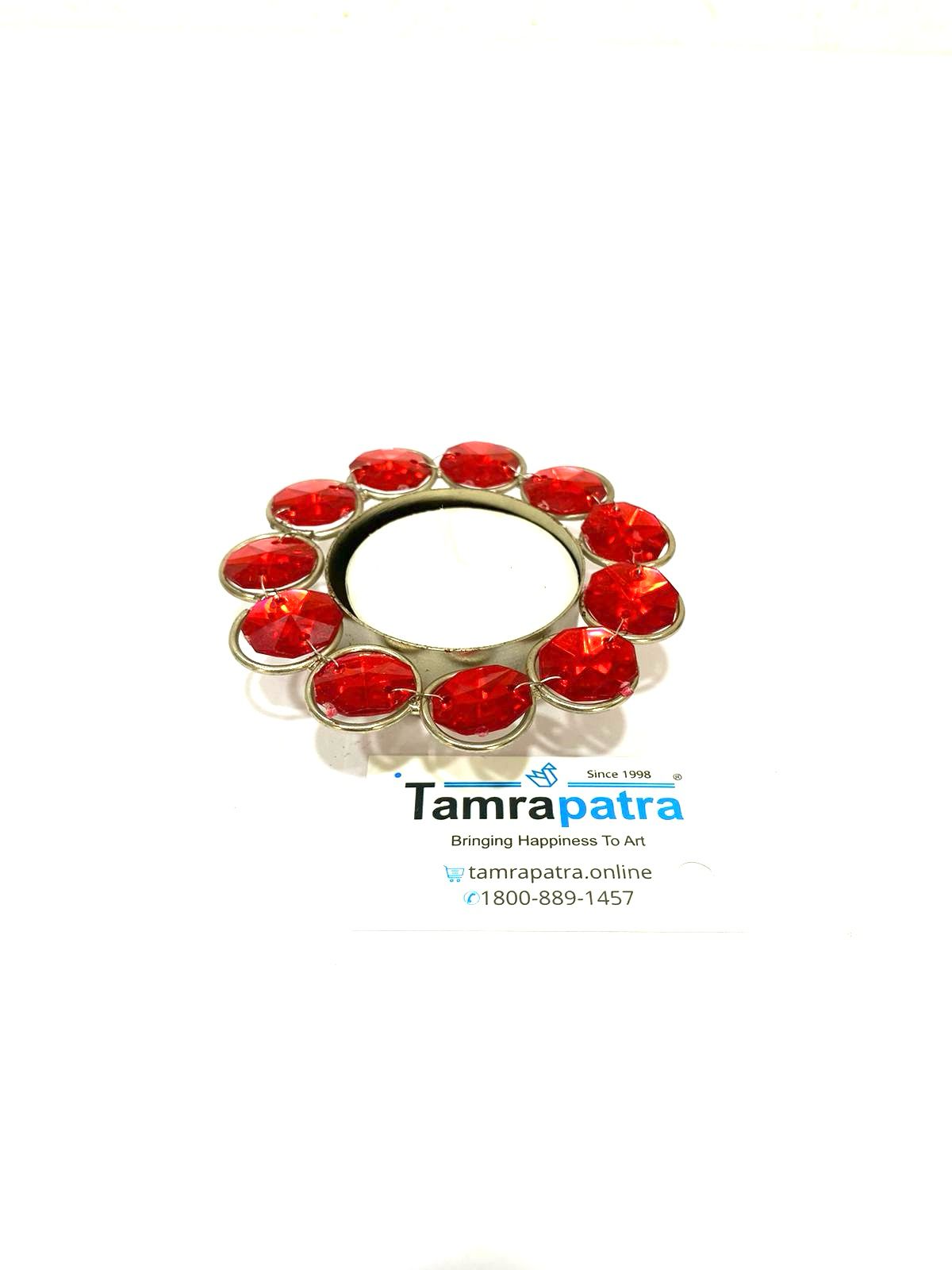 Tea Light Holders in Various Design Pooja Return Gift Ideas Handmade Tamrapatra