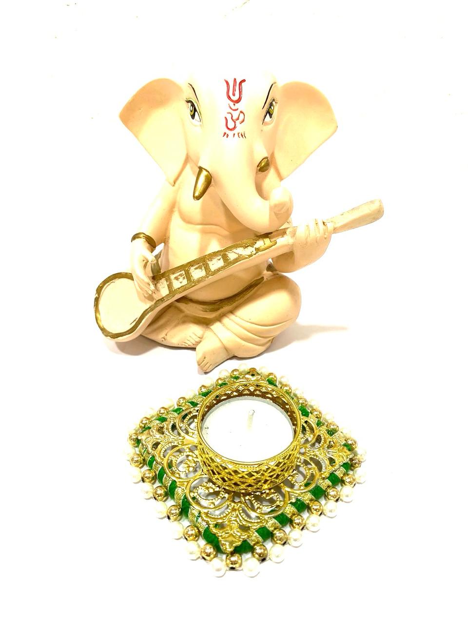 Tea Light Holders in Various Design Pooja Return Gift Ideas Handmade Tamrapatra