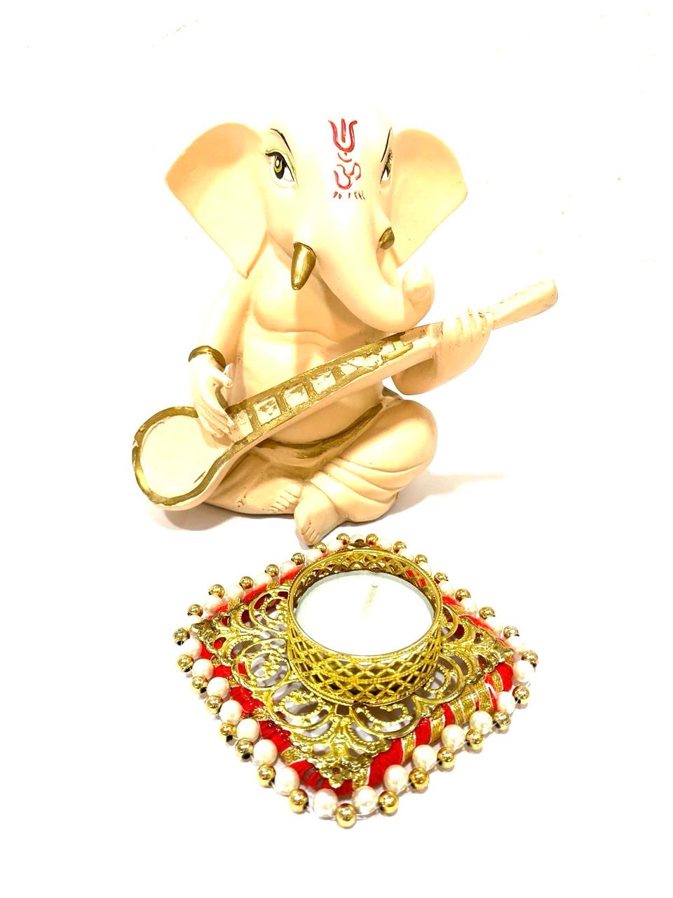 Tea Light Holders in Various Design Pooja Return Gift Ideas Handmade Tamrapatra