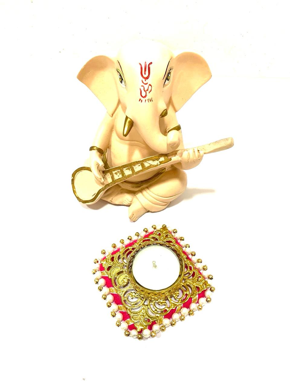 Tea Light Holders in Various Design Pooja Return Gift Ideas Handmade Tamrapatra