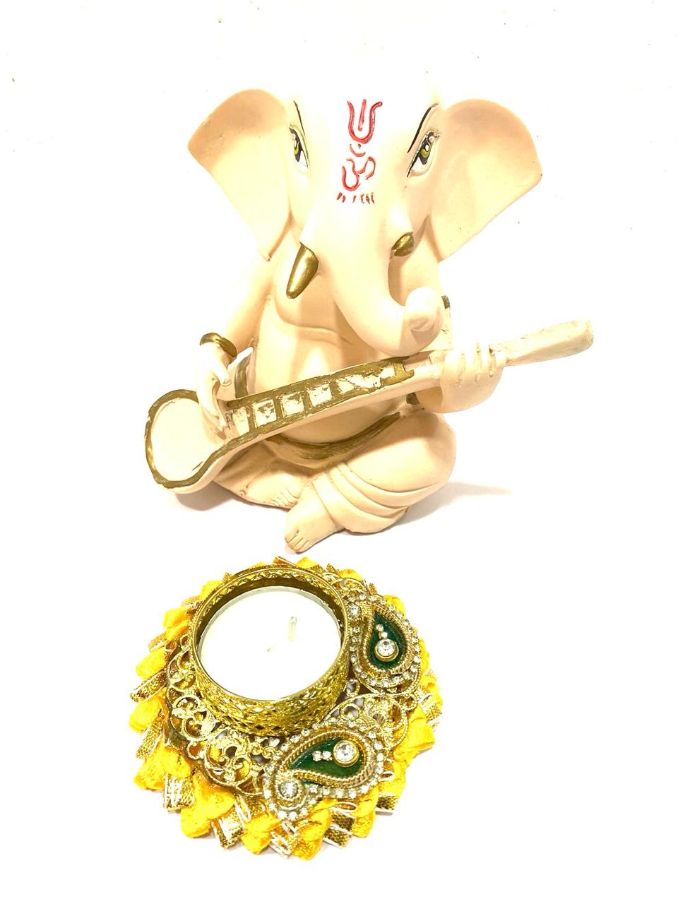 Tea Light Holders in Various Design Pooja Return Gift Ideas Handmade Tamrapatra