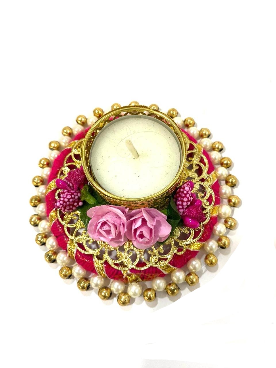 Tea Light Holders in Various Design Pooja Return Gift Ideas Handmade Tamrapatra