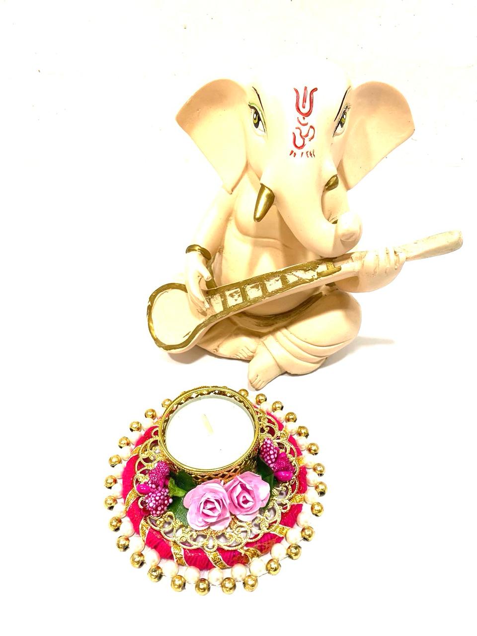 Tea Light Holders in Various Design Pooja Return Gift Ideas Handmade Tamrapatra