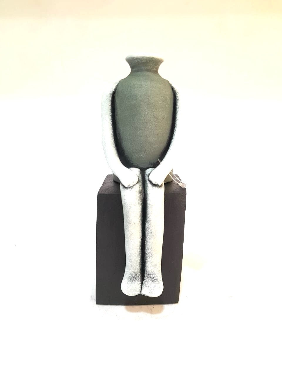 Men On Brick Handcrafted Terracotta Artefacts Exclusive Collection By Tamrapatra