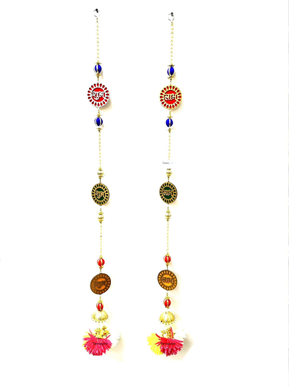 Shubh Labh Hangings Danglers Festival Home Entrance Decoration By Tamrapatra