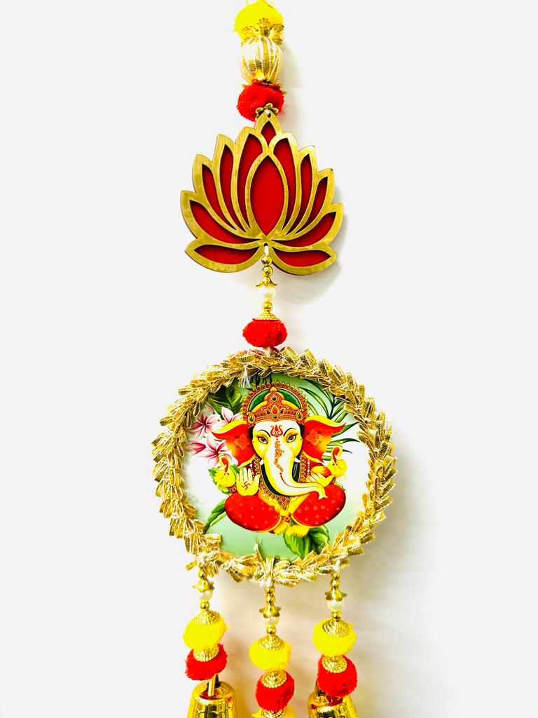 Ganesha Lotus New Choice Of Hangings Decorate Your Entrance By Tamrapatra