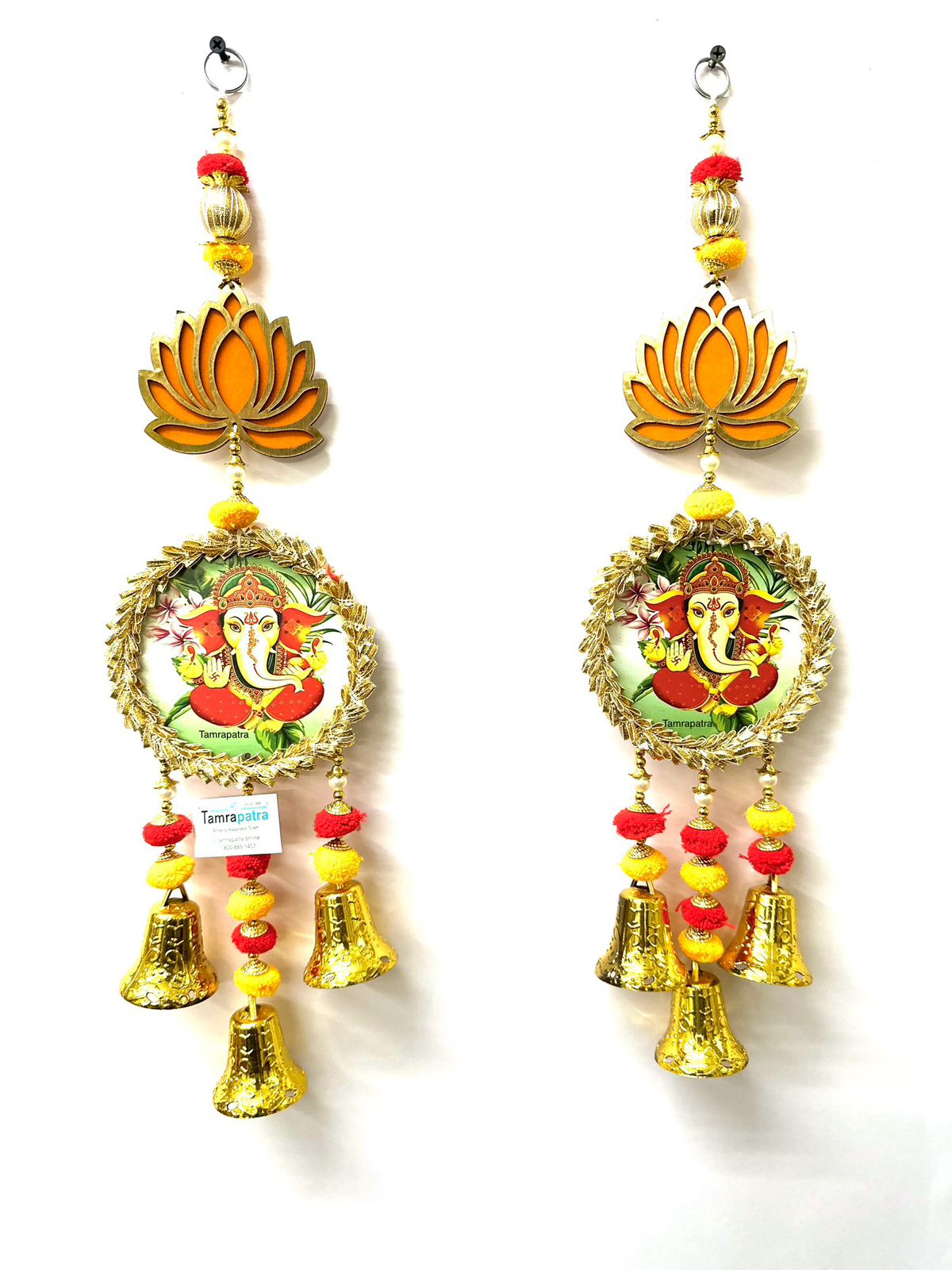 Ganesha Lotus New Choice Of Hangings Decorate Your Entrance By Tamrapatra