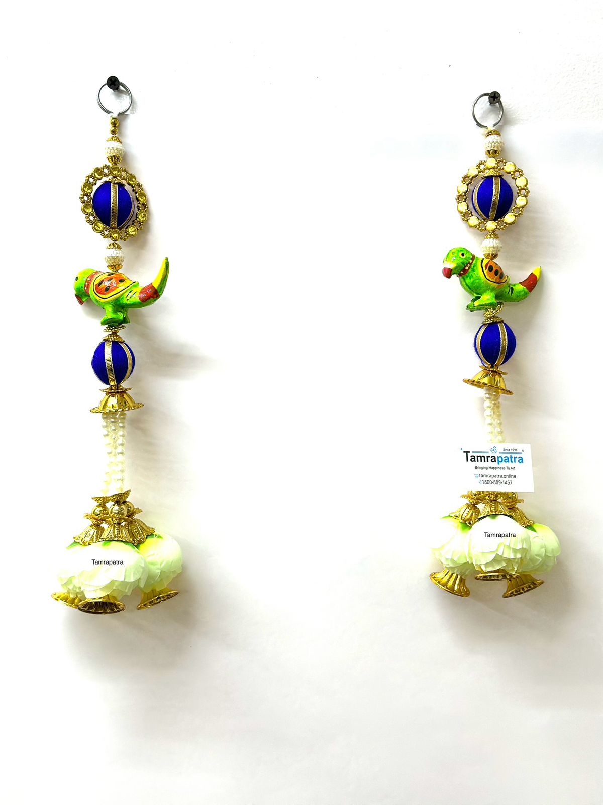 Parrot Hangings Exciting Designs To Décor Your Space In Set Of 2 From Tamrapatra