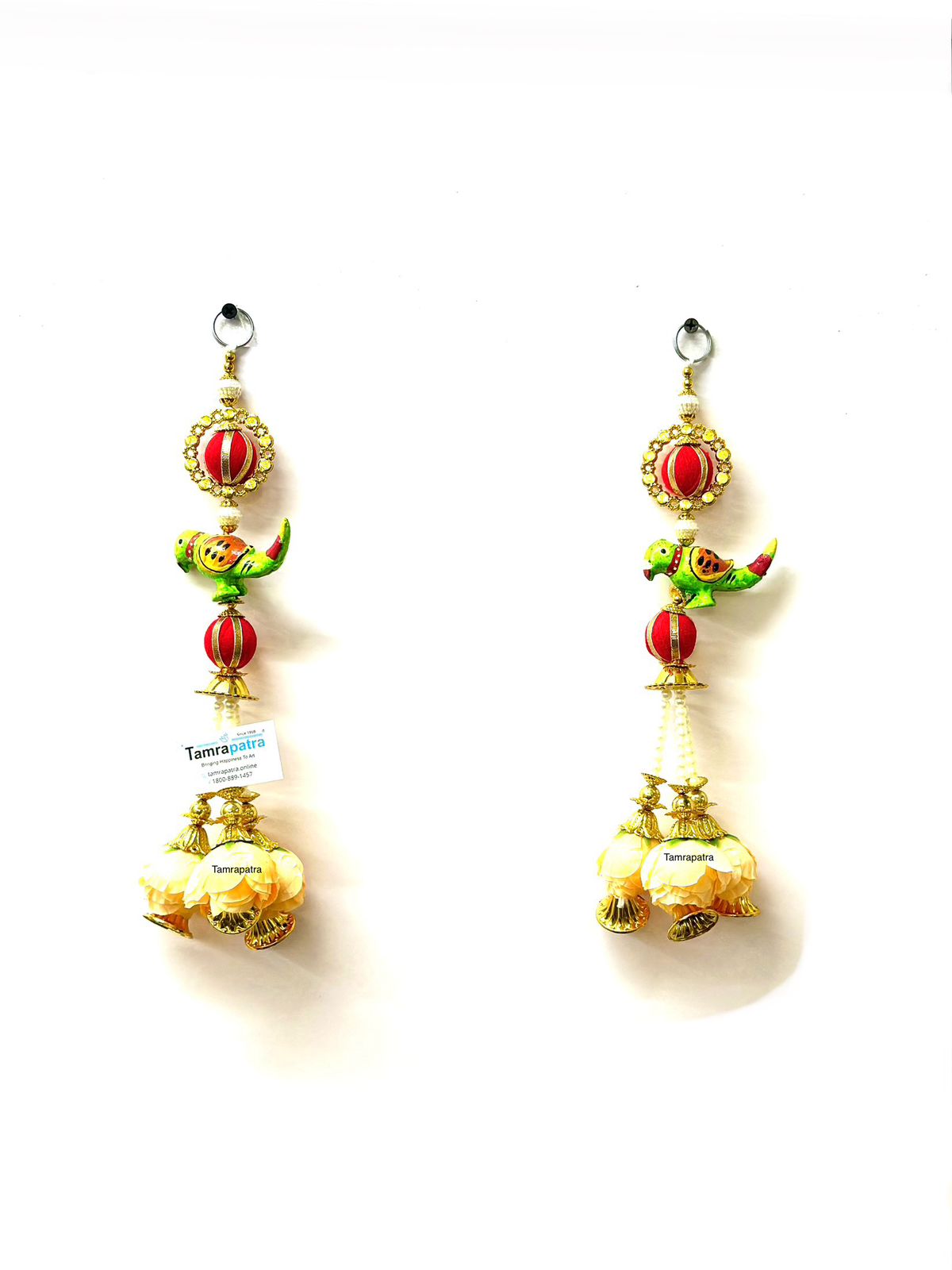 Parrot Hangings Exciting Designs To Décor Your Space In Set Of 2 From Tamrapatra