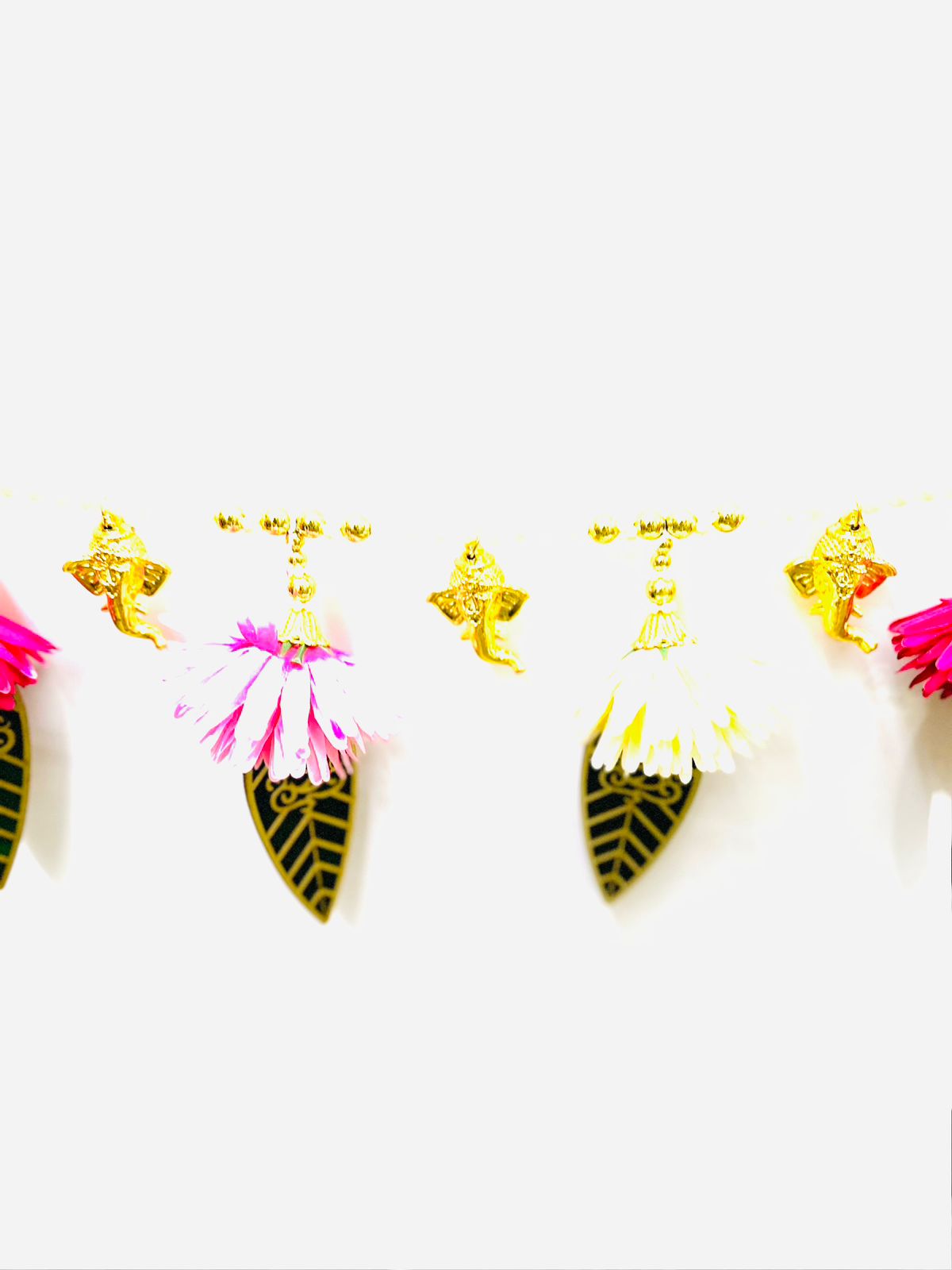 Beautiful Creations Of Torans Ganesh Leaf & Flowers Handcrafted By Tamrapatra