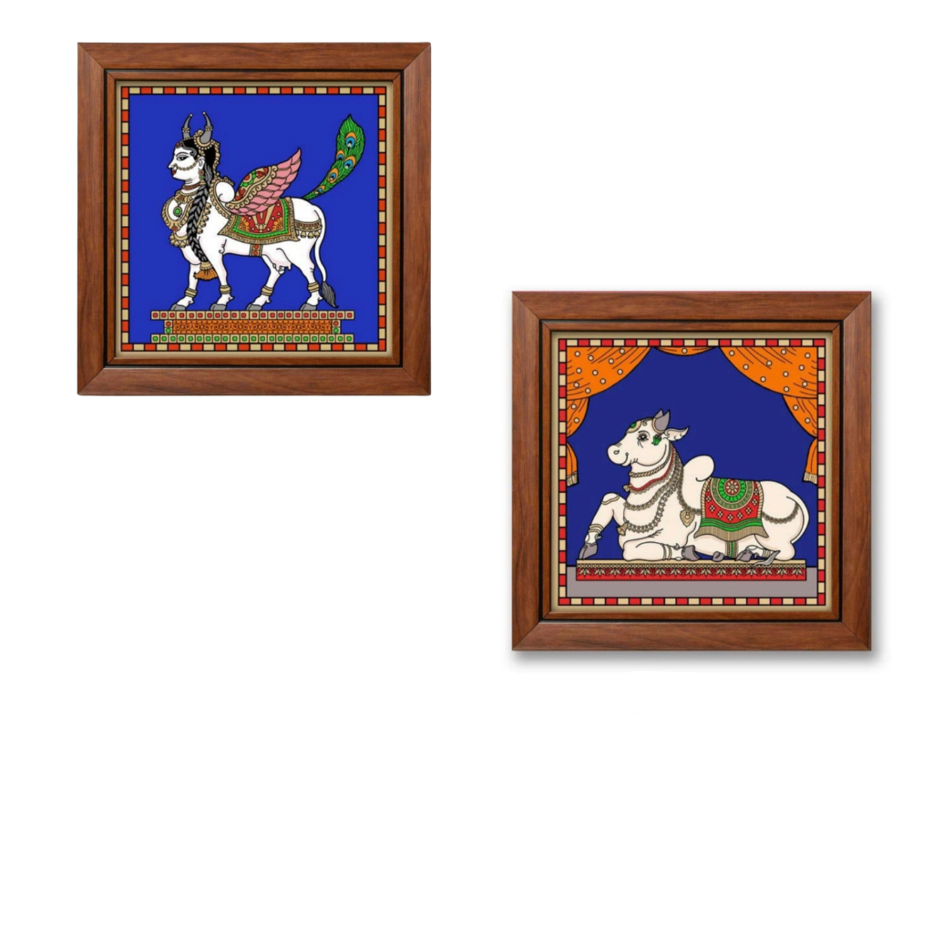 Religious Tanjore Reverse Glass Painting Wall Art In Various Designs By Tamrapatra