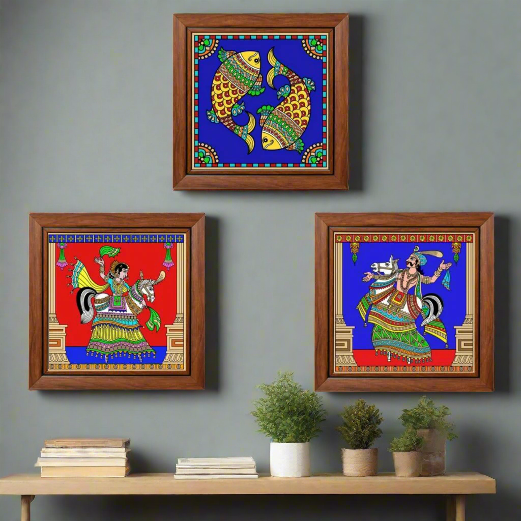 Tanjore Glass Paintings In Various Designs Best Quality Wall Frames By Tamrapatra