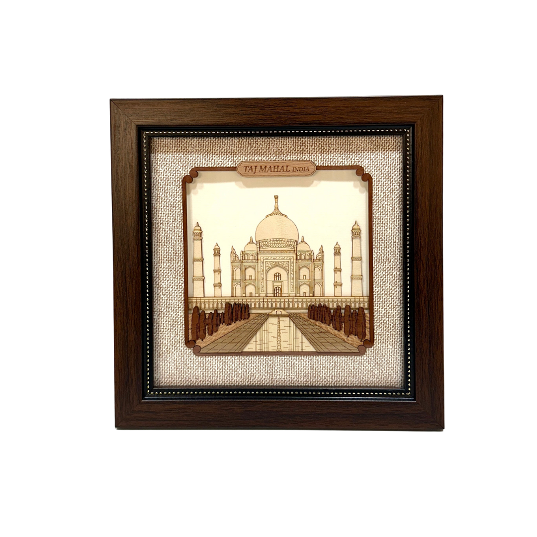 Majestic Taj Mahal Hawa Mahal Artistic Creation Of Natural Woods Now At Tamrapatra