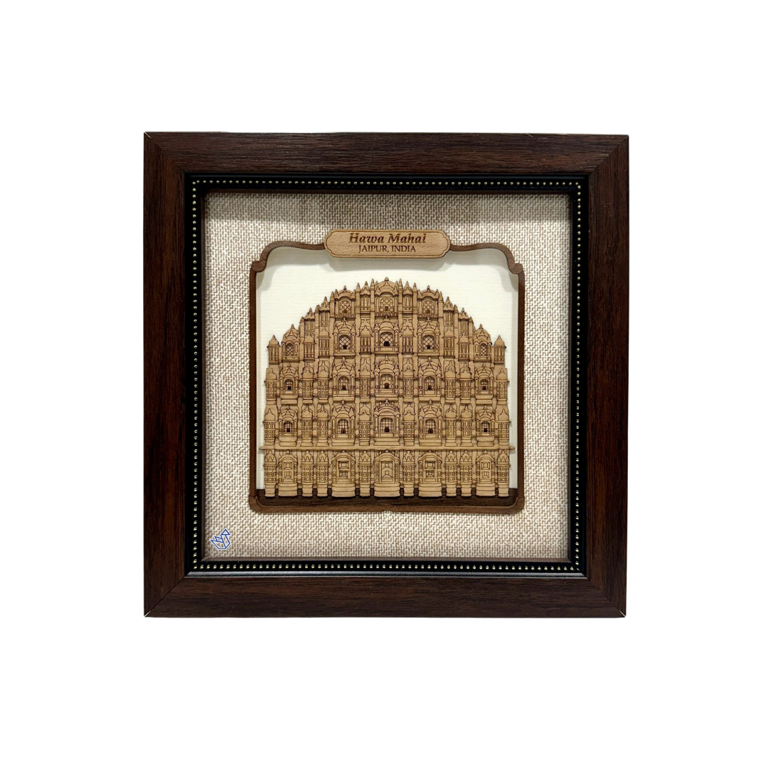 Majestic Taj Mahal Hawa Mahal Artistic Creation Of Natural Woods Now At Tamrapatra