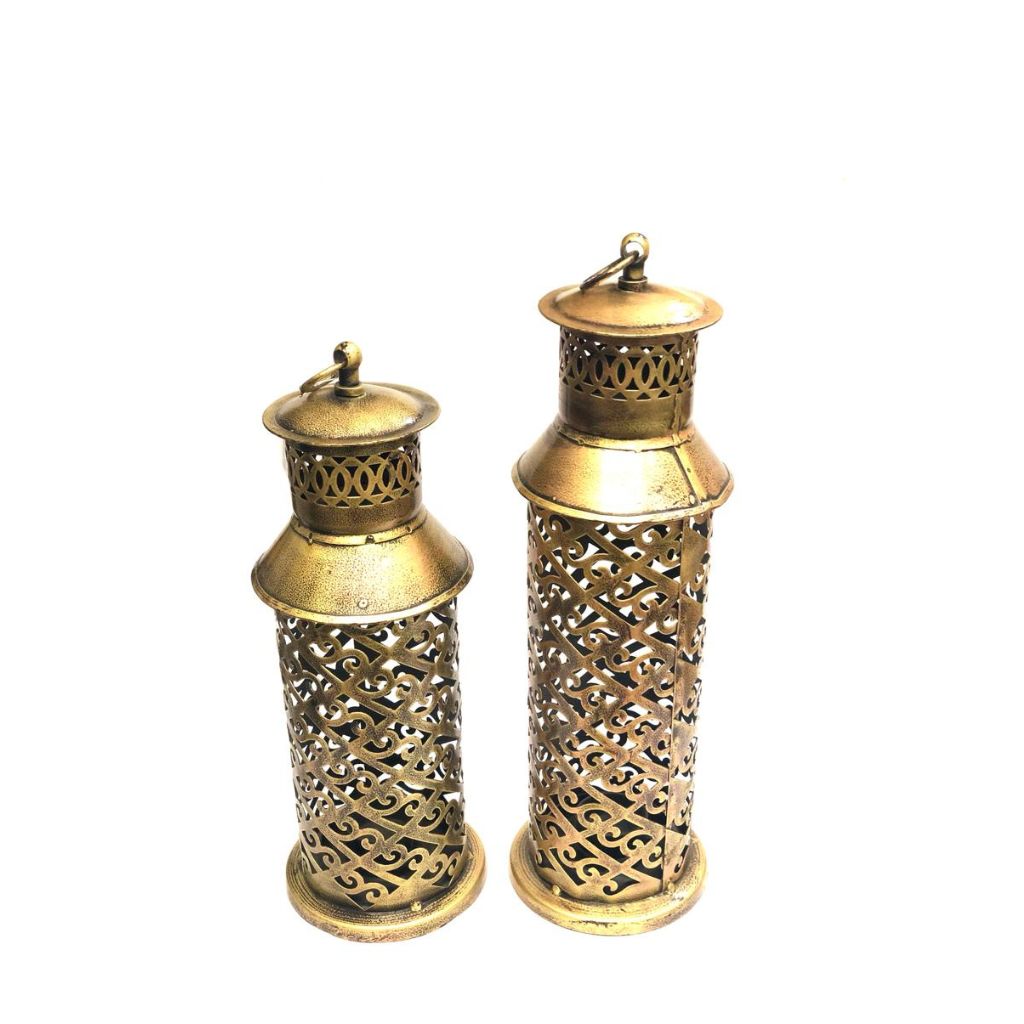 Lanterns Cutwork Vintage Style Handcrafted In India By Skilled Artisans Tamrapatra