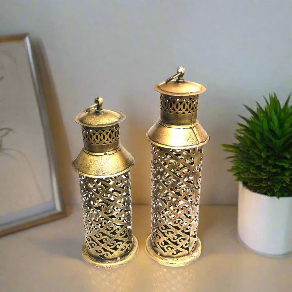 Lanterns Cutwork Vintage Style Handcrafted In India By Skilled Artisans Tamrapatra