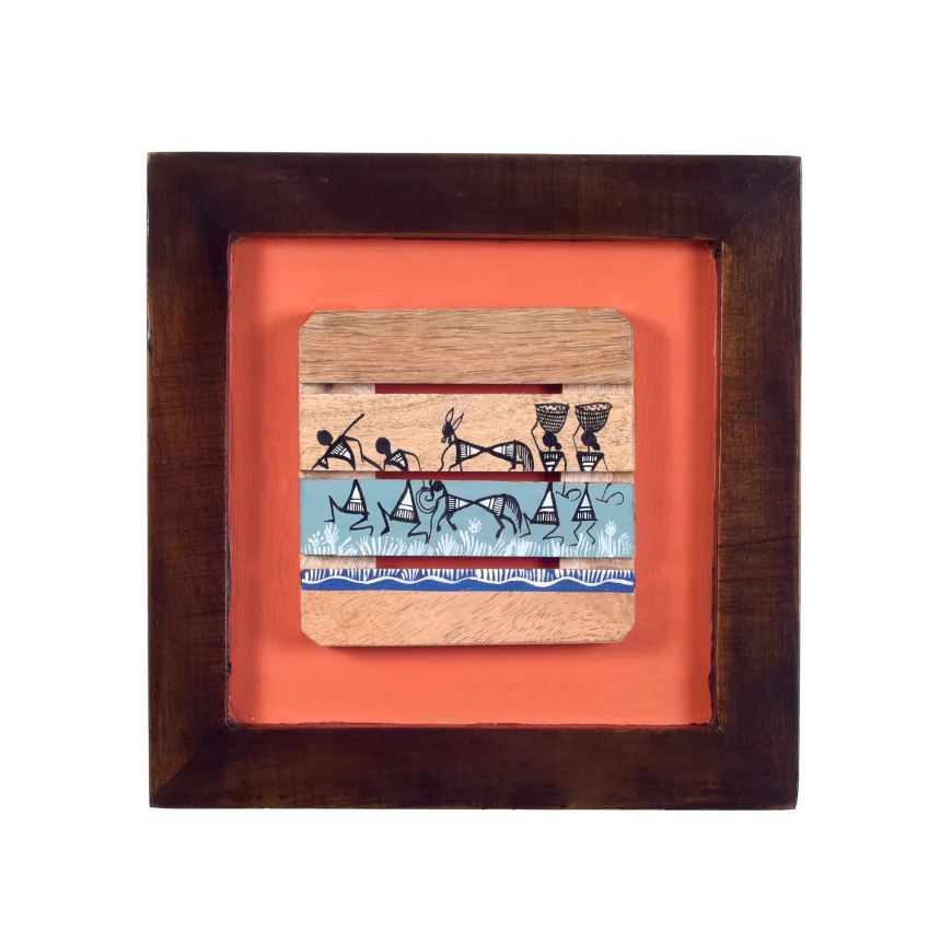 Warli Hand Paintings Collection Designs Make Walls Vibrant Set Of 4 By Tamrapatra