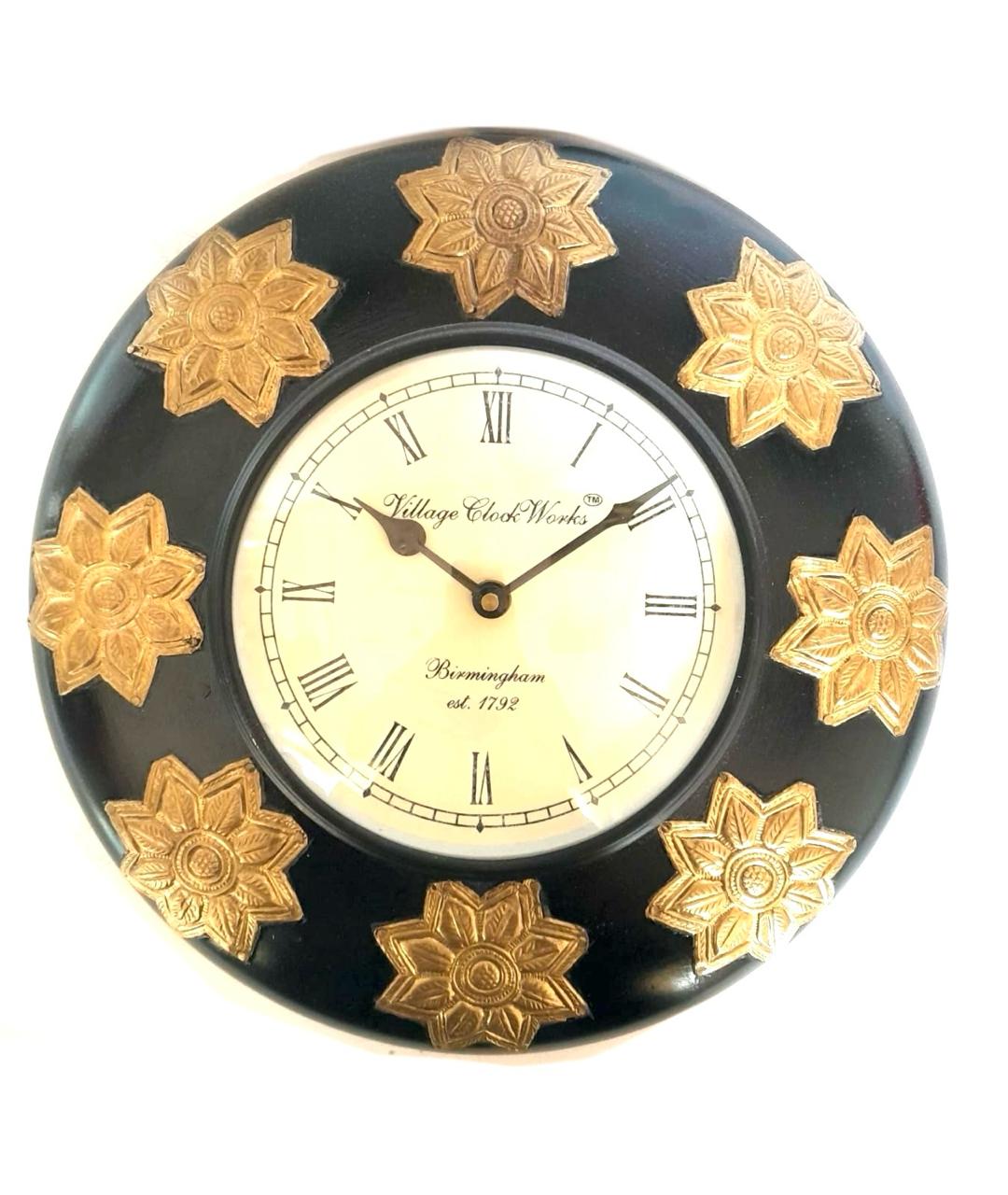 Classic Floral Theme Wall Clock For Suits Every Corner Of Your Space Tamrapatra