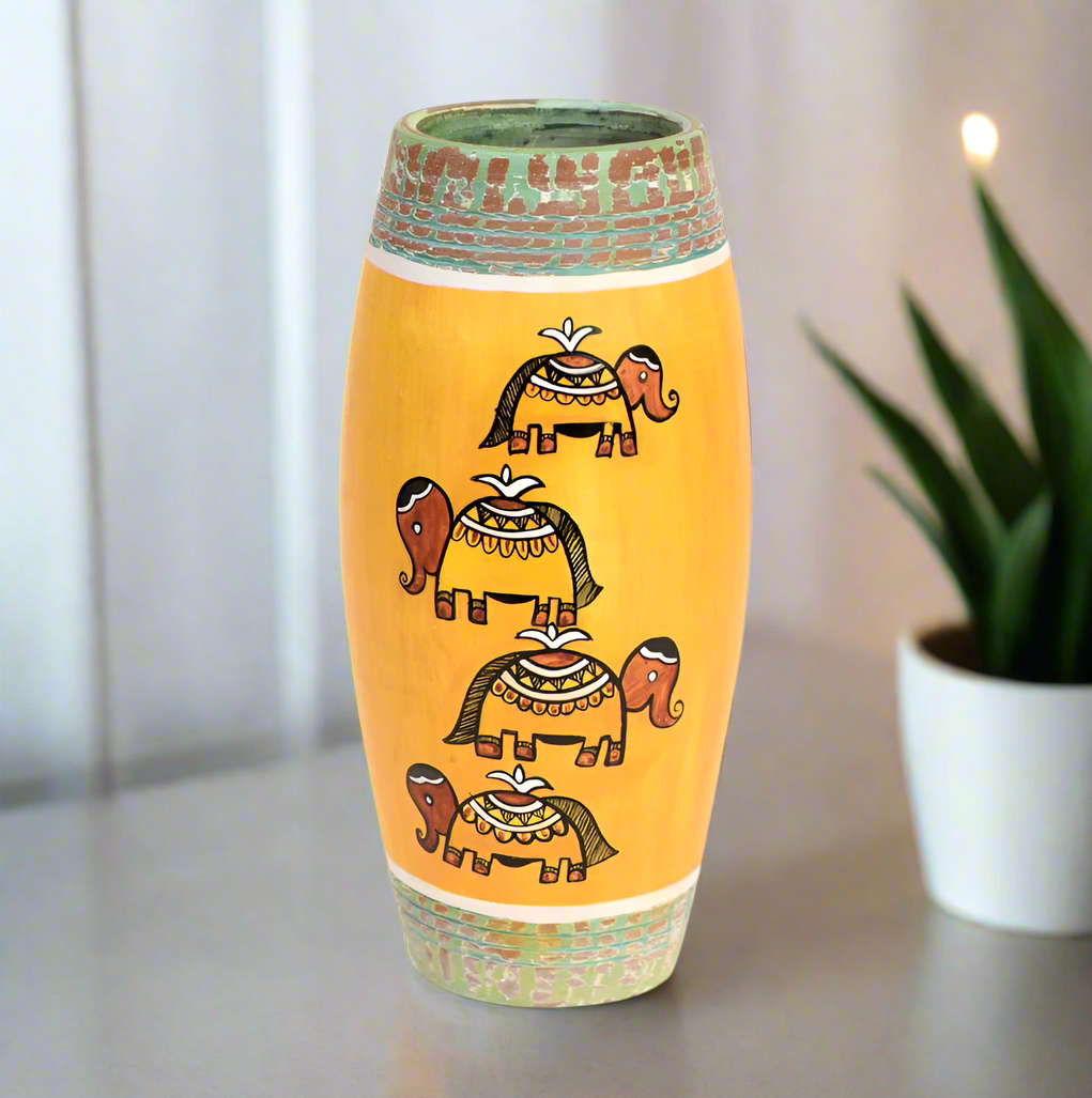 The Excellence Of Pottery In Various Designer Pots Vibrant Shades From Tamrapatra