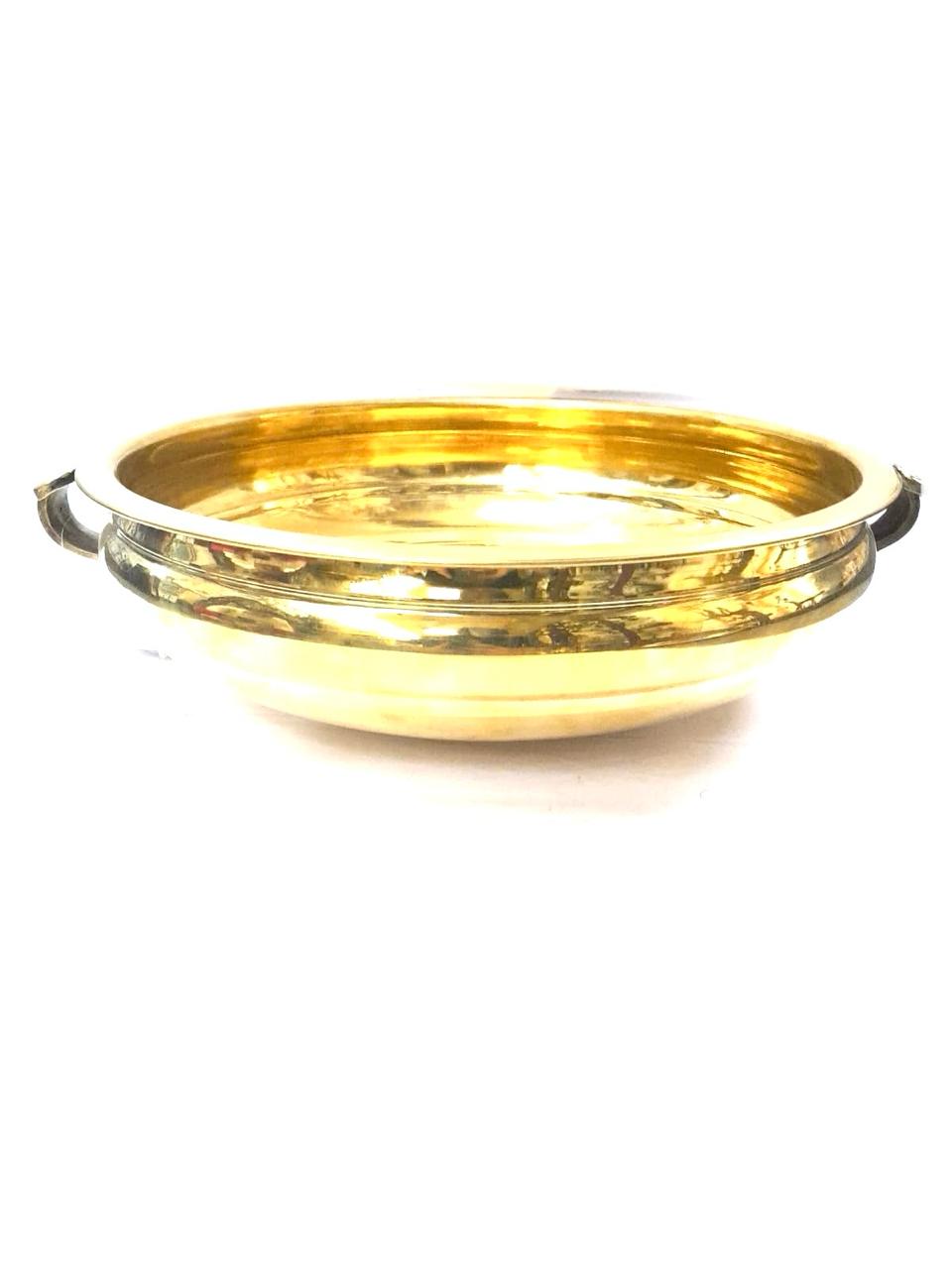 Brass Urli For Decoration Pooja Flowers Spiritual Artware In Various Size Tamrapatra