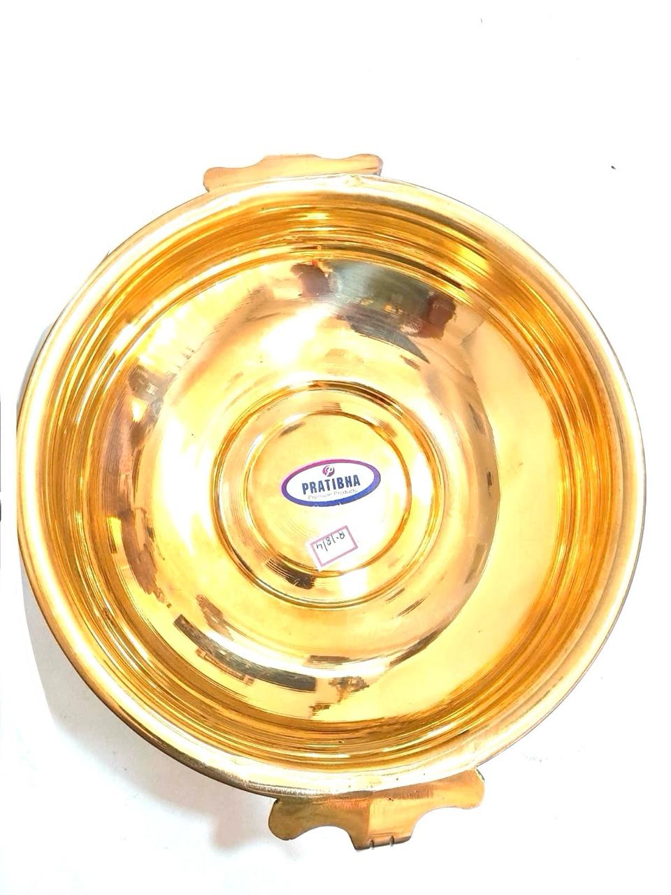 Brass Urli For Decoration Pooja Flowers Spiritual Artware In Various Size Tamrapatra