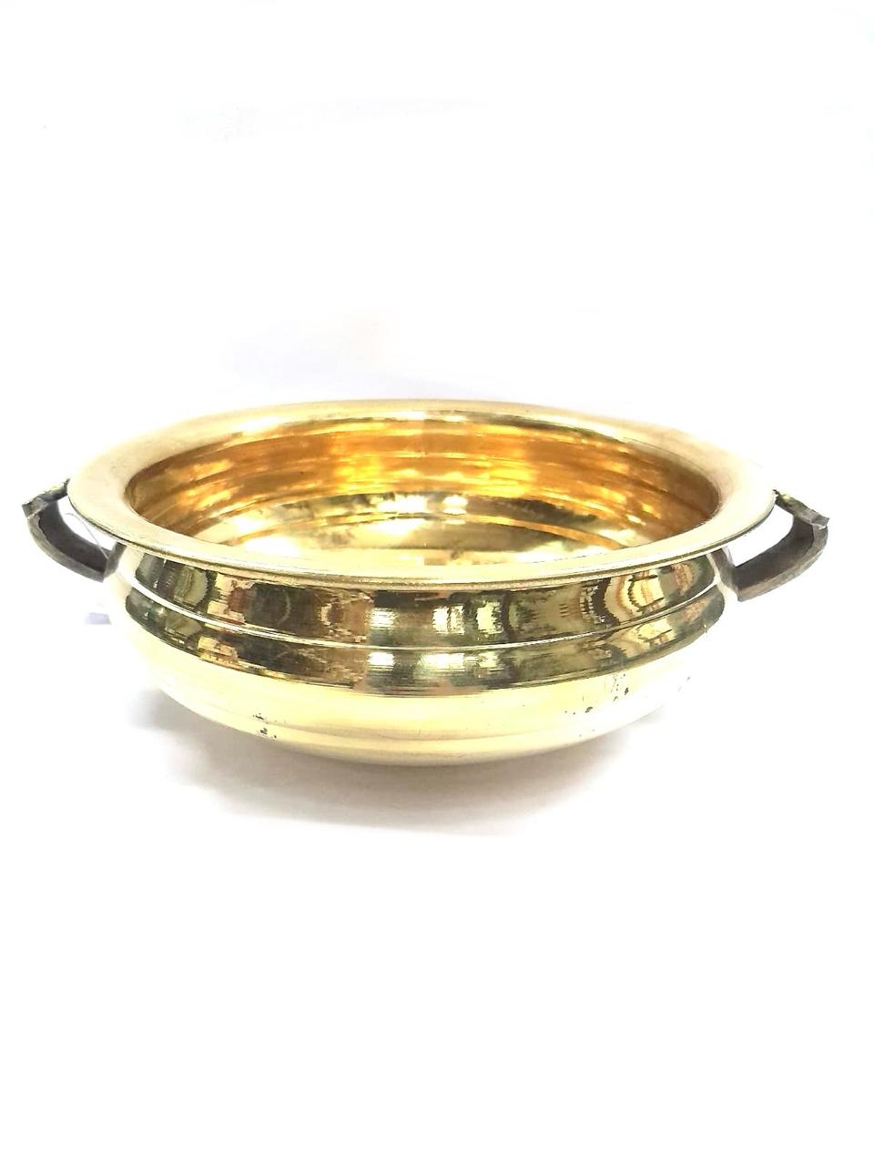 Brass Urli For Decoration Pooja Flowers Spiritual Artware In Various Size Tamrapatra