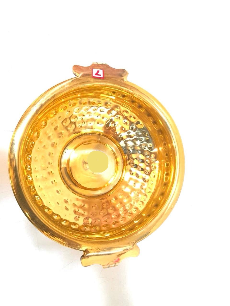 Hammered Brass Urli in Various Size For Pooja Decoration Flower Pots Tamrapatra