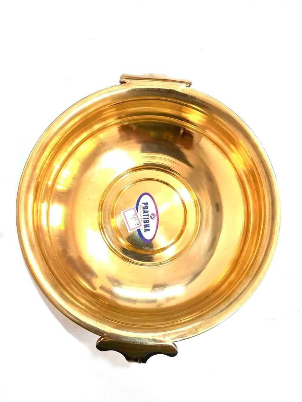 Brass Urli For Decoration Pooja Flowers Spiritual Artware In Various Size Tamrapatra