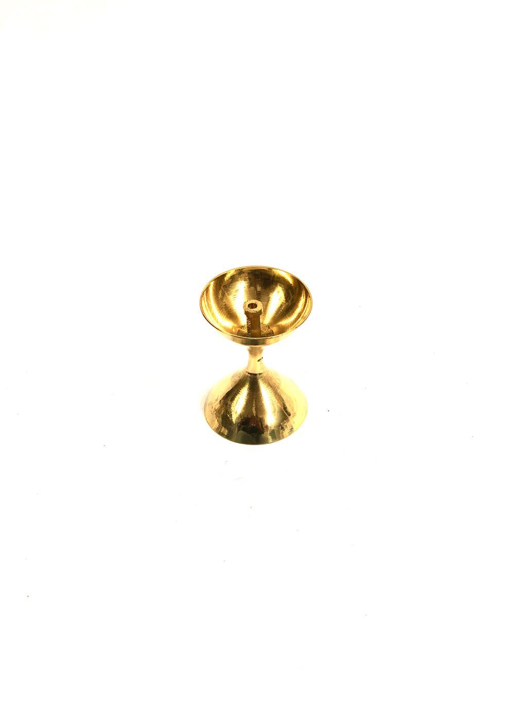 Brass Nanda Deep Religious Decorative Utilities Prayers Diyas From Tamrapatra