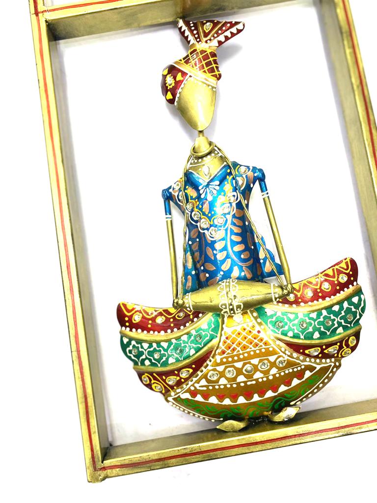 Three Musicians Sardar Music Lovers Attraction Indian Art Metal By Tamrapatra