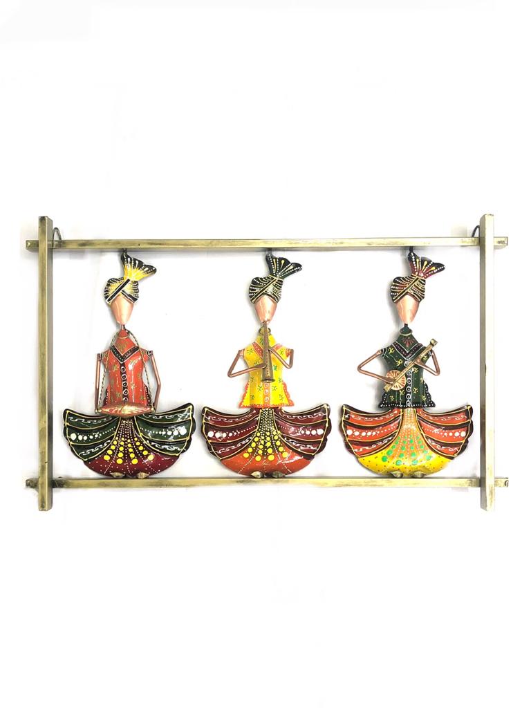 3 Sitting Musician Sardar Frame Indian Theme For Beautiful Homes By Tamrapatra