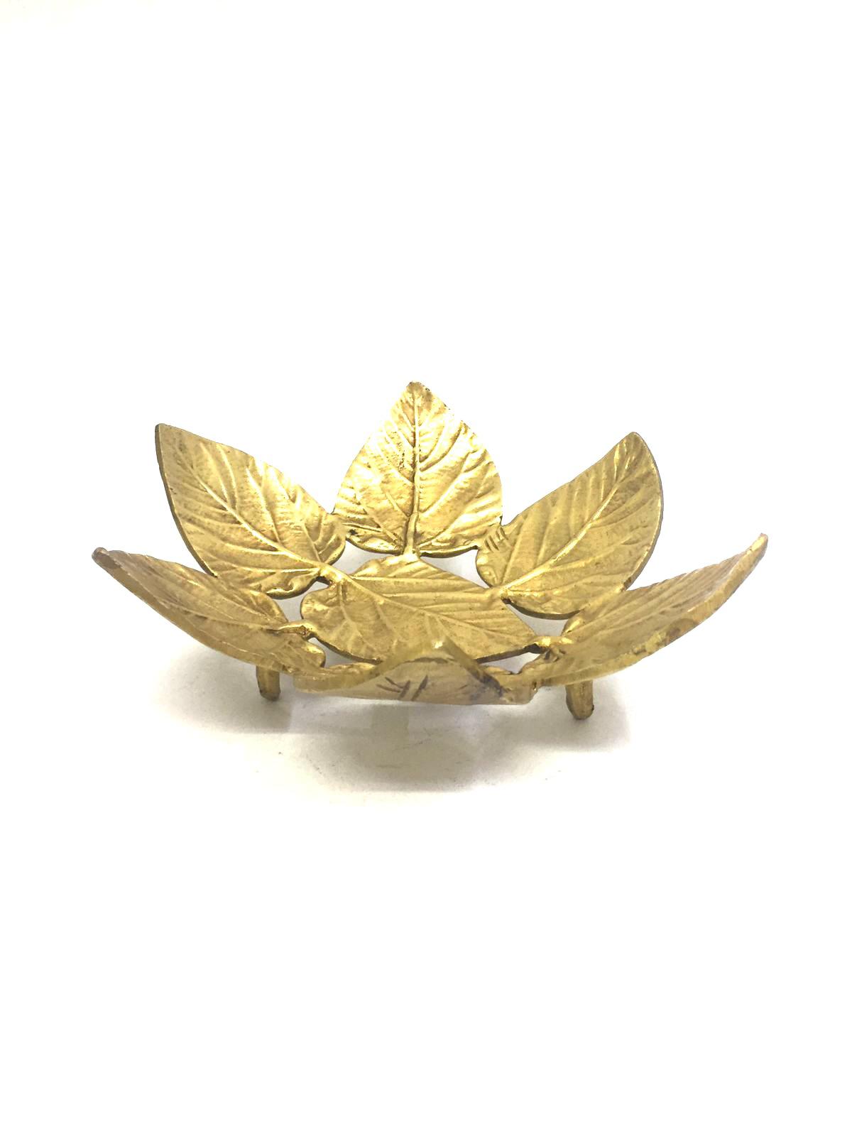 7 Leaf Joint Brass Platters The Absolute Creation For Décor Art By Tarmapatra