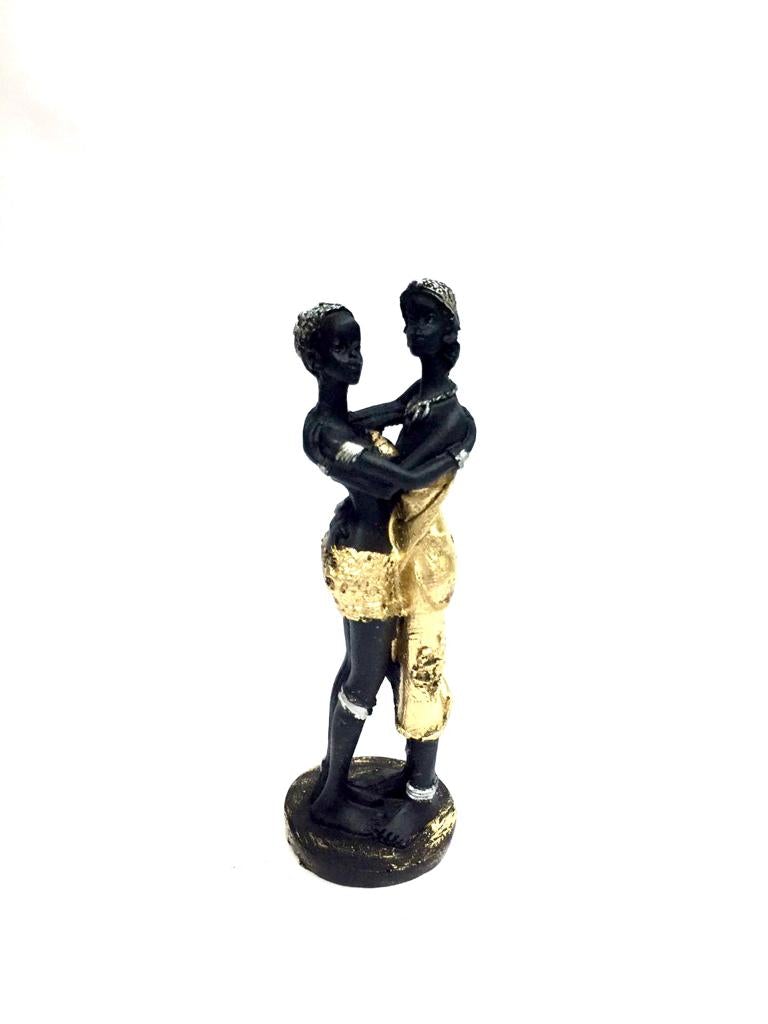 Tribal Pair Elegant Couple Pair For Modern Unique Showpiece By Tamrapatra
