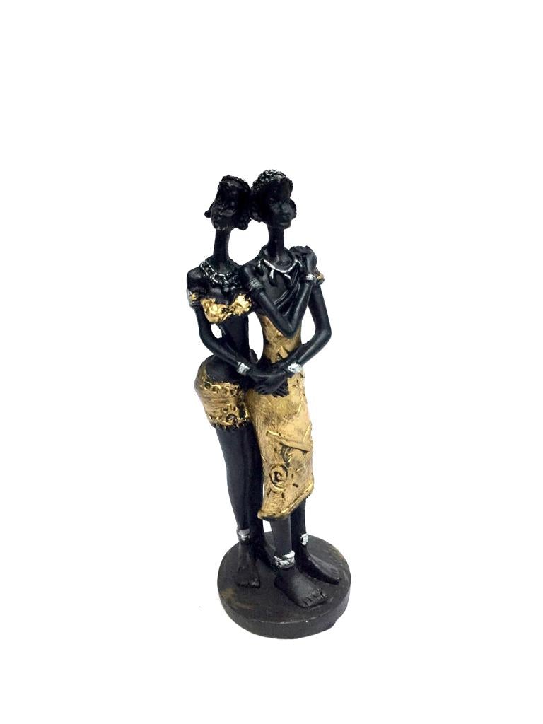 Tribal Pair Elegant Couple Pair For Modern Unique Showpiece By Tamrapatra