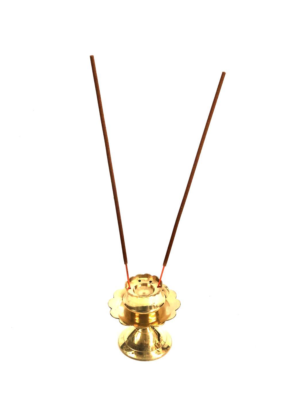 Incense Stick Holder Brass Various Shapes Pooja Decoration Tamrapatra