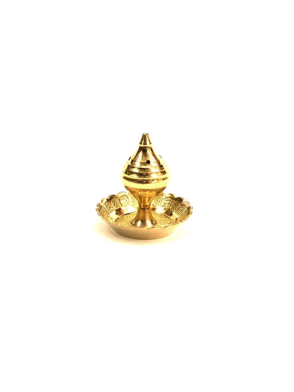 Incense Stick Holder Brass Various Shapes Pooja Decoration Tamrapatra