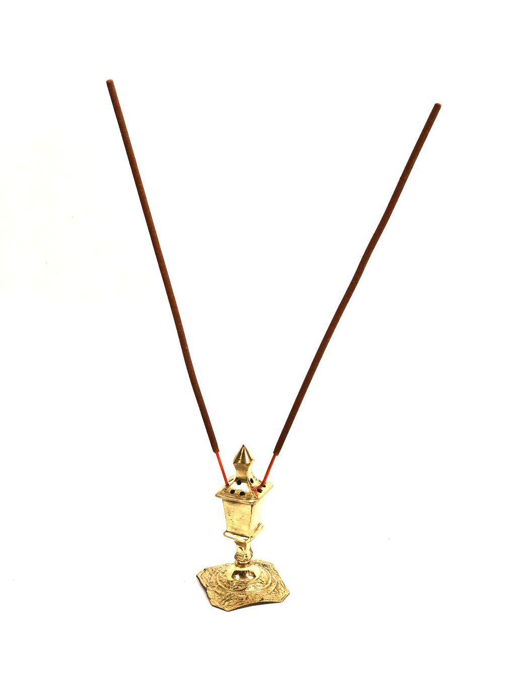 Incense Stick Holder Brass Various Shapes Pooja Decoration Tamrapatra