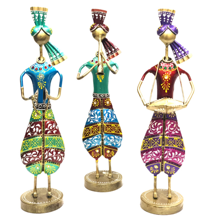 Akira Dolls Musical Theme With Traditional Indian Heritage Metal Art Tamrapatra