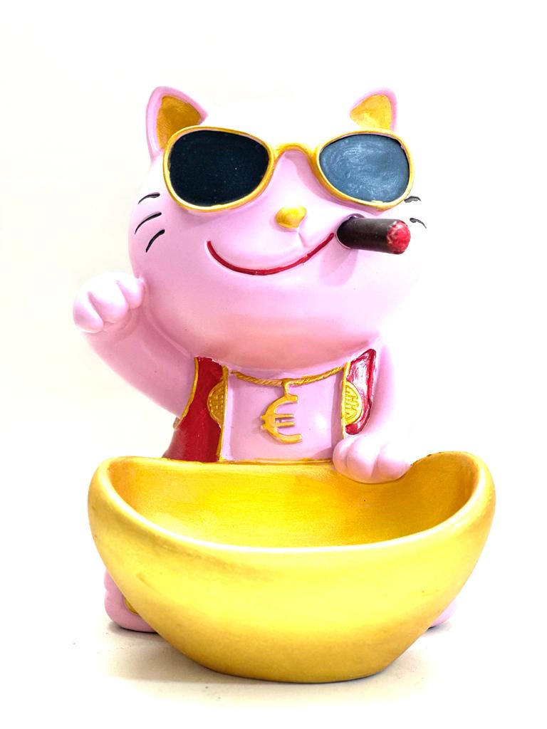 Superior Cats & Dogs With Funny Styles Animal Platter Décor From Tamrapatra